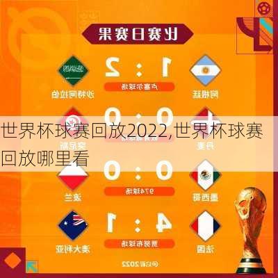 世界杯球赛回放2022,世界杯球赛回放哪里看