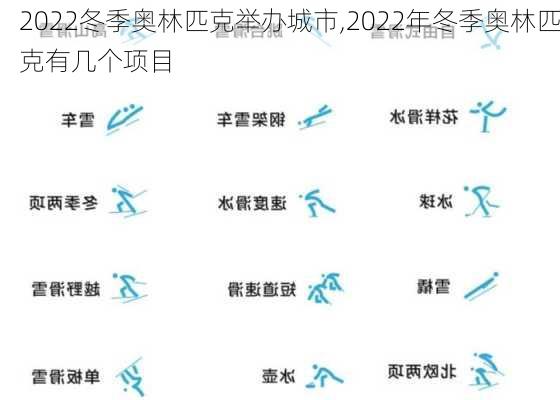 2022冬季奥林匹克举办城市,2022年冬季奥林匹克有几个项目