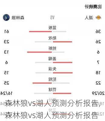 森林狼vs湖人预测分析报告,森林狼vs湖人预测分析报告