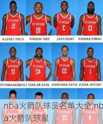 nba火箭队球员名单大全,nba火箭队球星