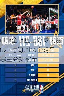 nba全明星三分球大赛2022时间,nba全明星赛三分球冠军