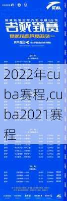 2022年cuba赛程,cuba2021赛程