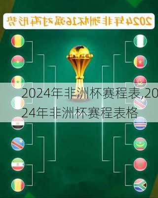 2024年非洲杯赛程表,2024年非洲杯赛程表格