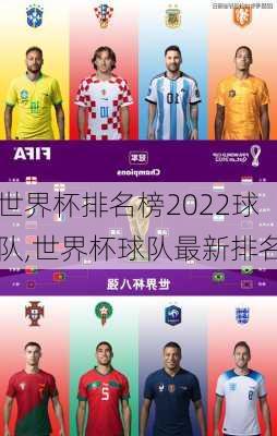 世界杯排名榜2022球队,世界杯球队最新排名