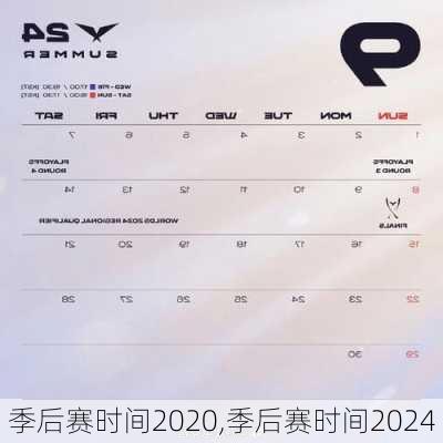 季后赛时间2020,季后赛时间2024