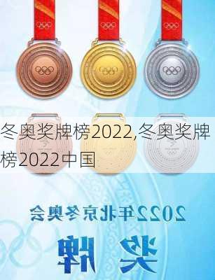 冬奥奖牌榜2022,冬奥奖牌榜2022中国