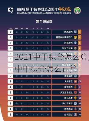 2021中甲积分怎么算,中甲积分怎么计算