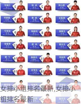 女排小组排名最新,女排小组排名最新