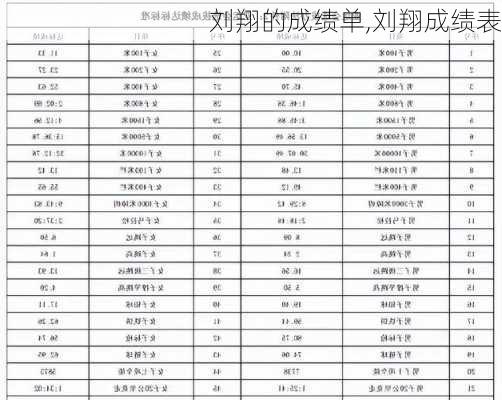 刘翔的成绩单,刘翔成绩表