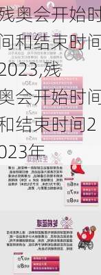 残奥会开始时间和结束时间2023,残奥会开始时间和结束时间2023年