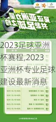 2023足球亚洲杯赛程,2023亚洲杯专业足球场建设最新消息